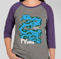 PyOhio fitted raglan shirt