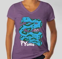 PyOhio fitted v-neck shirt